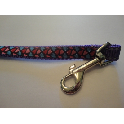 Happy Riem "Happy Hearts" 110 cm, 15 mm breed, purple